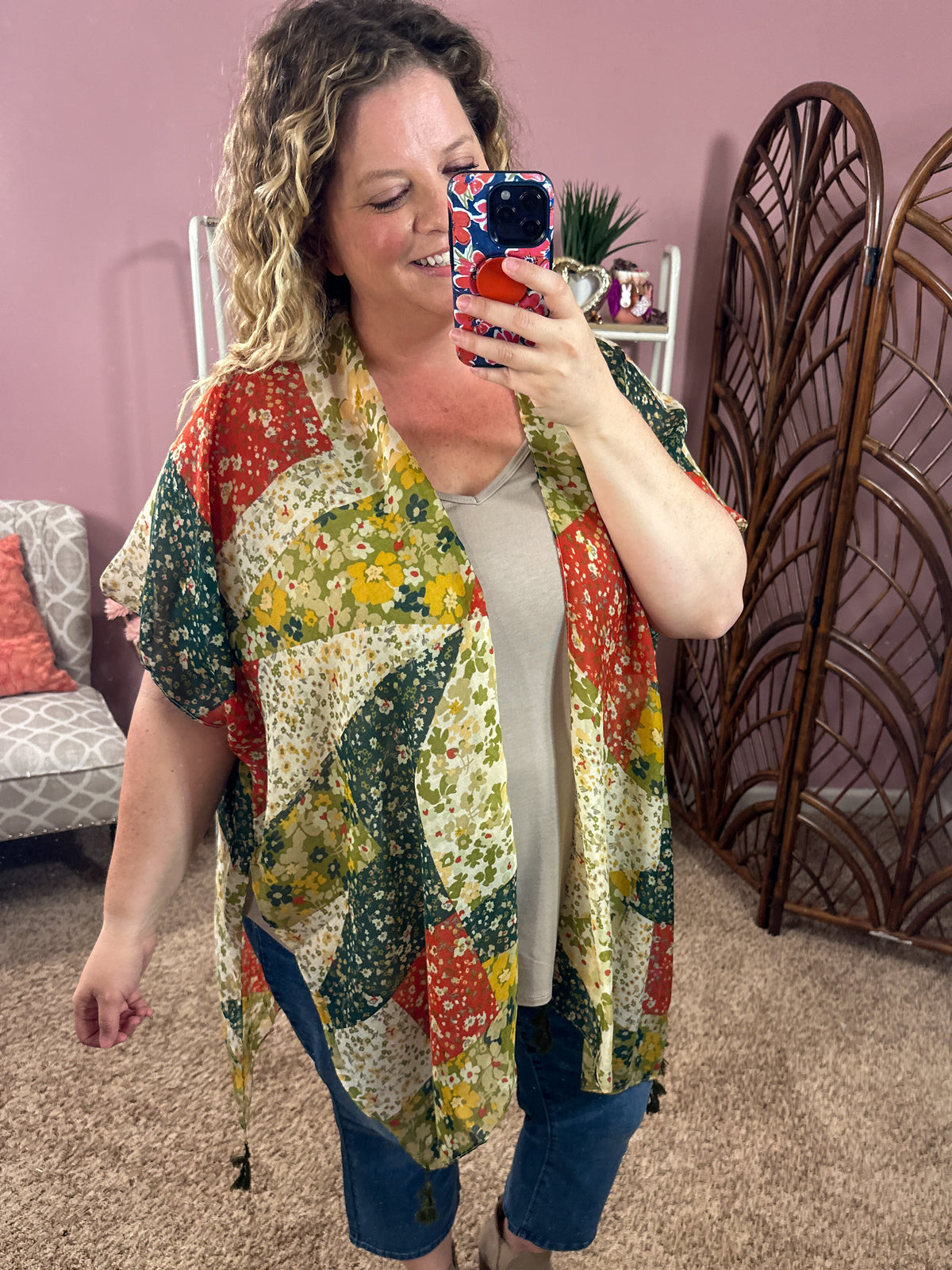 Patchwork Autumn Kimono