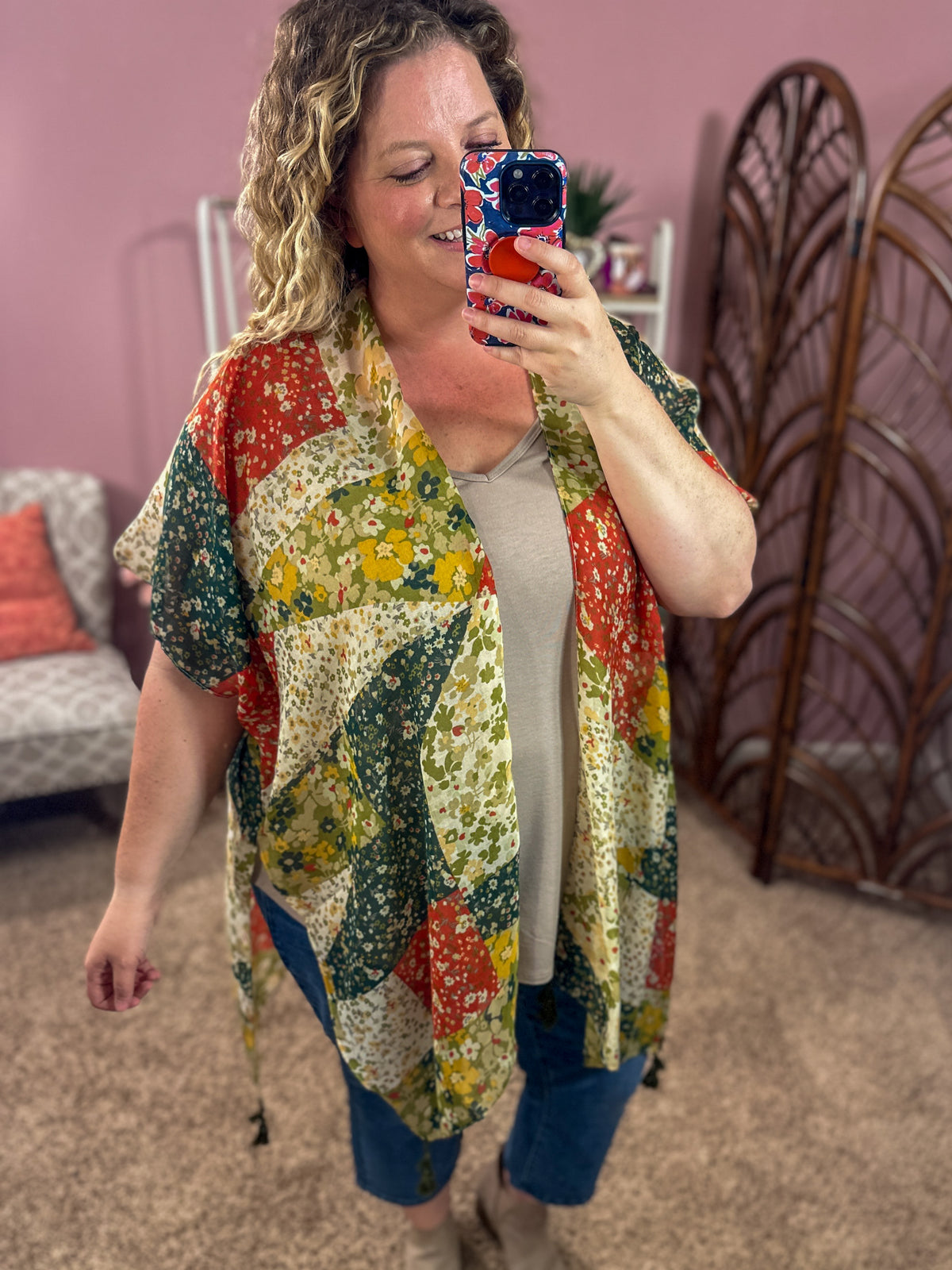 Patchwork Autumn Kimono