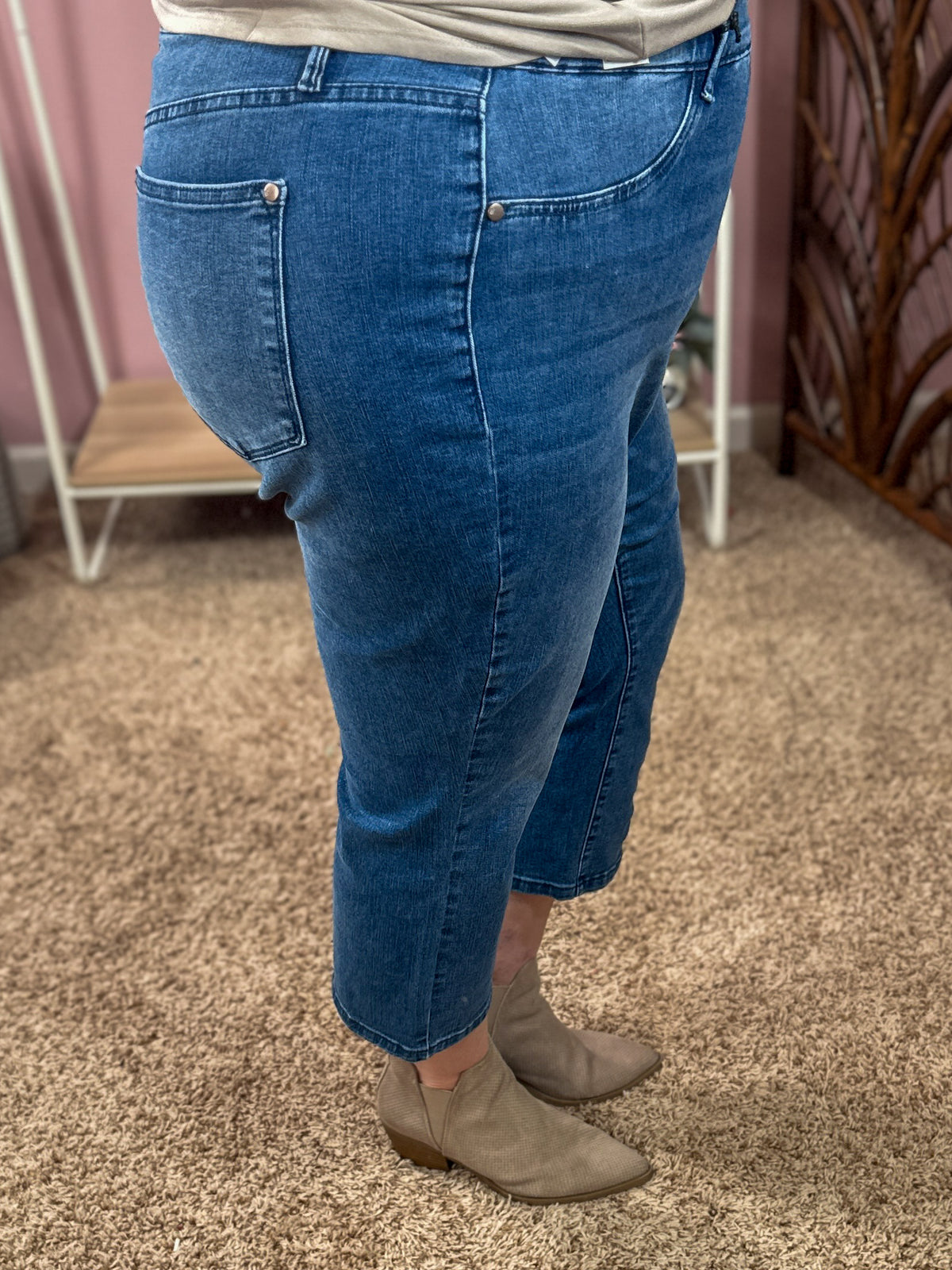 Made for Me Pull On &quot;Cooling&quot; Jegging Capris - Judy Blue