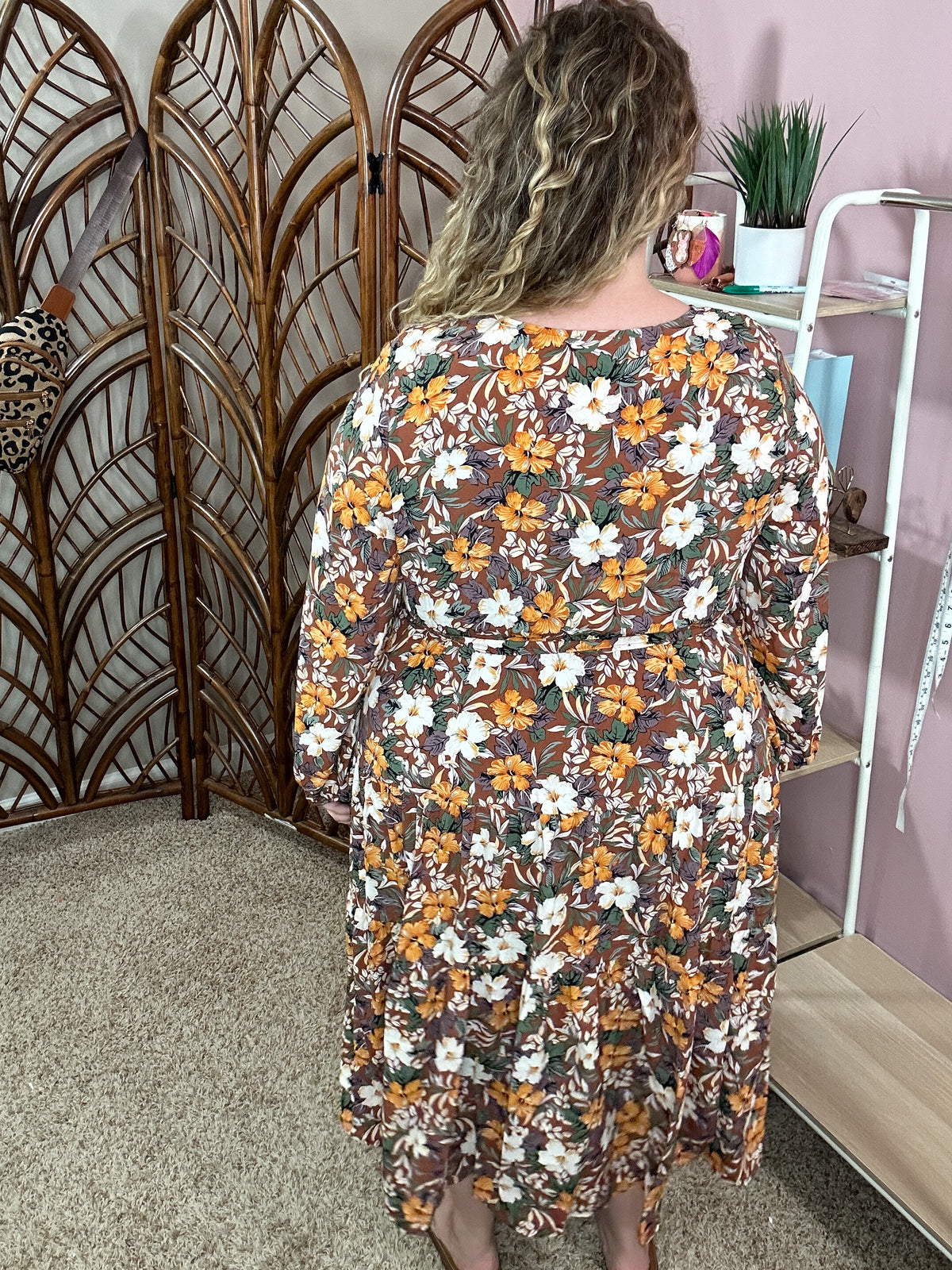 Queen for the Day Dress - Fall Florals