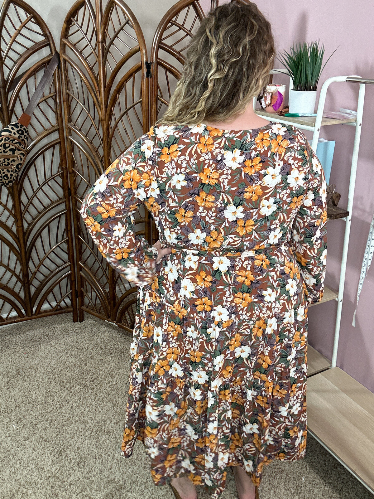 Queen for the Day Dress - Fall Florals